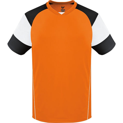Russell Athletic Youth Mundo Jersey (322861-C), Color 'Orange/White/Black'